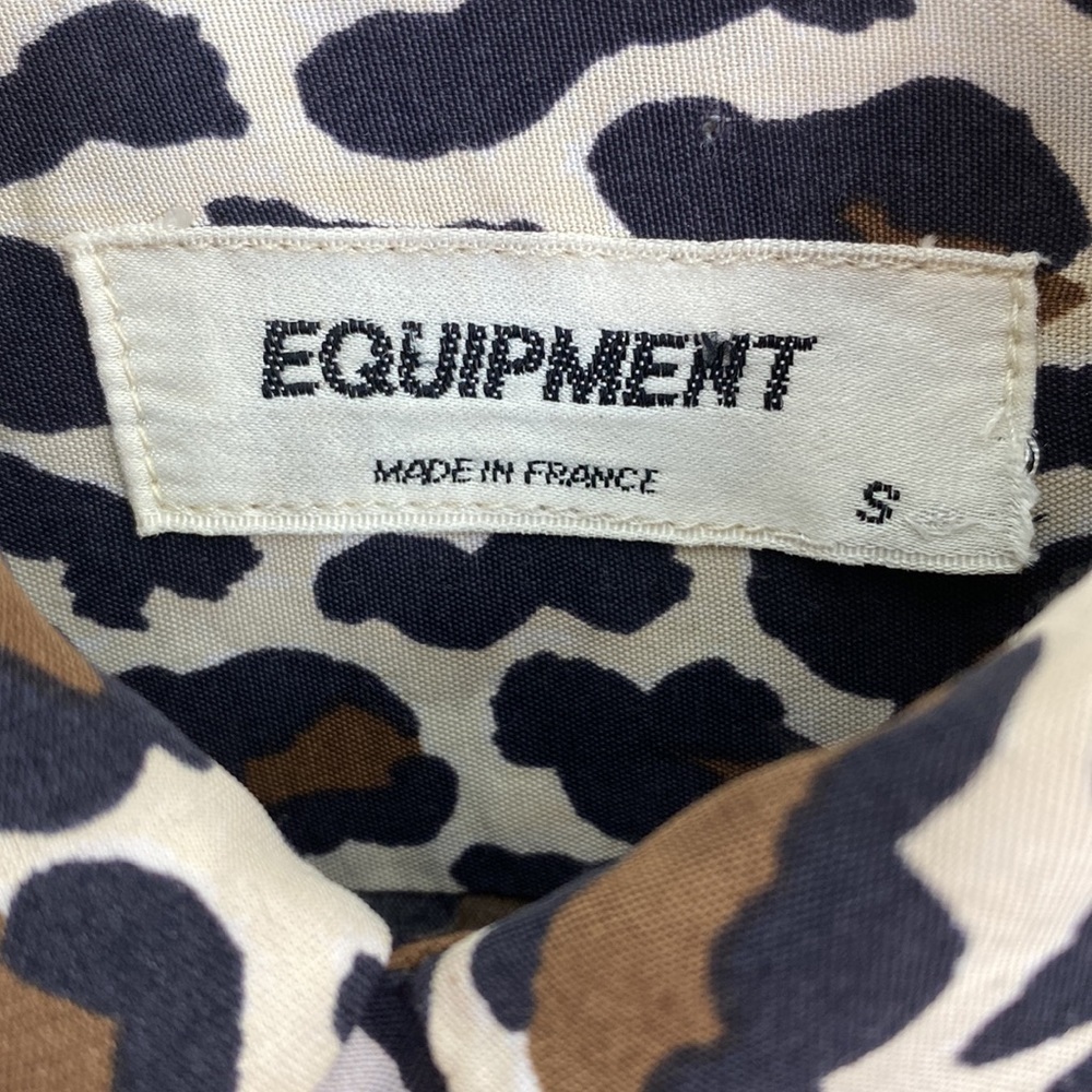 Equipment Animal Print Blouse Size Small - Picture 2 of 5